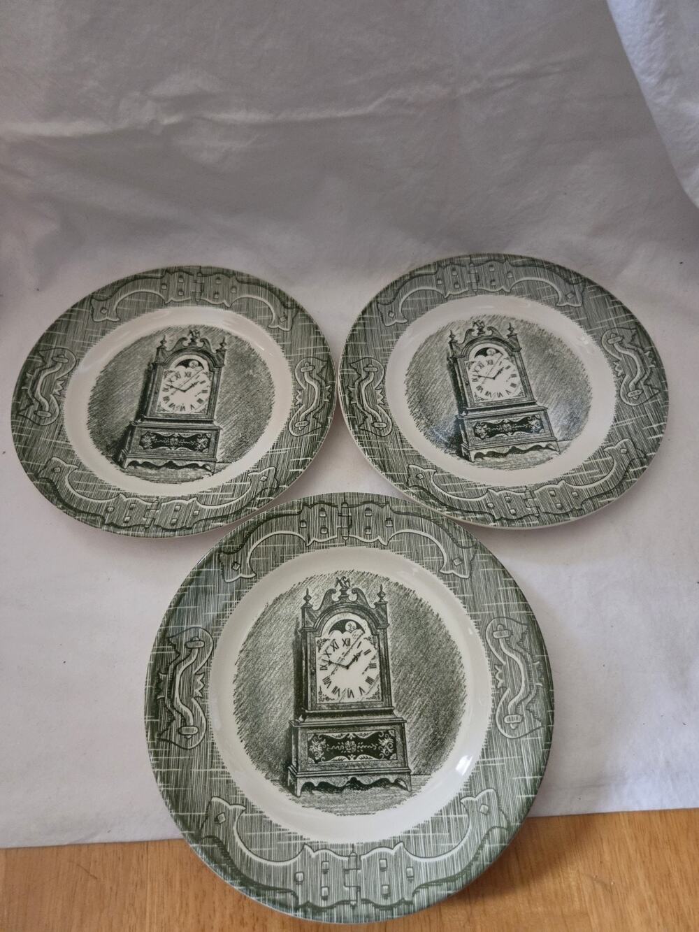 Royal China The Old Curiosity Shop Bread & Butter 6 1/2" Set Of 3